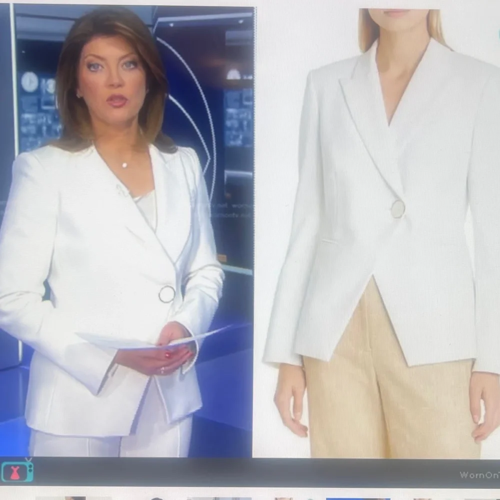 NWT Veronica Beard Off-White Charlize Dickey Jacket sz 12 - Picture 13 of 14